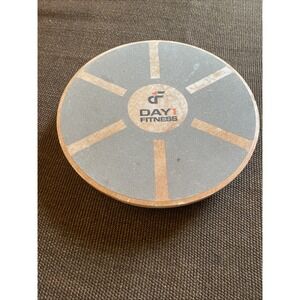 Day 1 Fitness Balance Board 15.4" Purple Wooden Wobble Board 360° Core Trainer